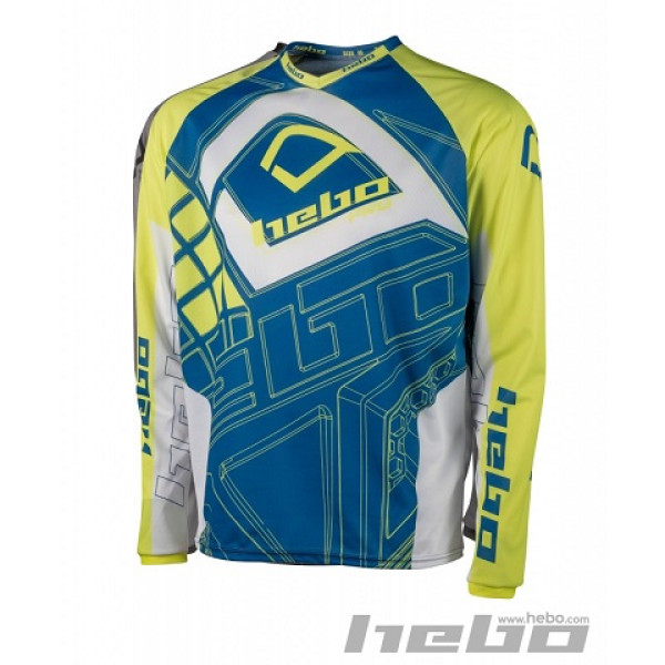 Maglia HEBO Pro 2019 (GialloFluo-Azzurro)) Maglia HEBO Pro 2019 (GialloFluo-Azzurro))